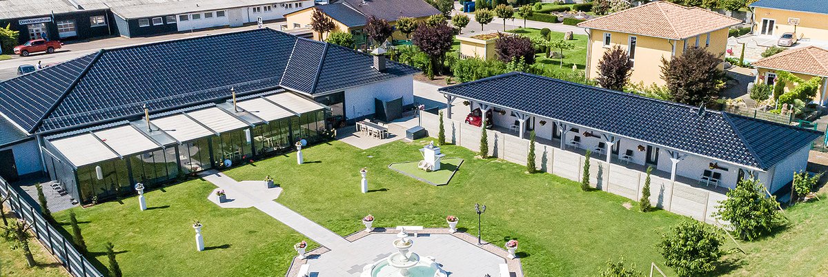 Garten und Aussenbereich Villa Restaurant Soemmerda